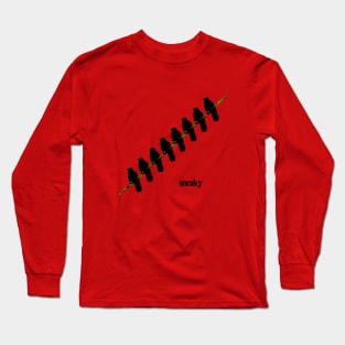 Crows are sneaky Long Sleeve T-Shirt